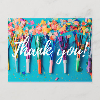 Postale Confetti Carte de remerciements