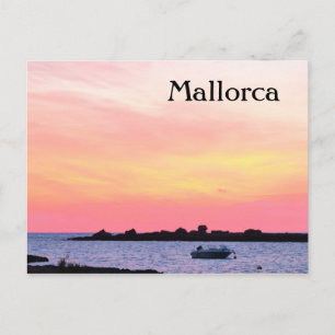 Postale Coucher de soleil romantique de Majorque - Carte p