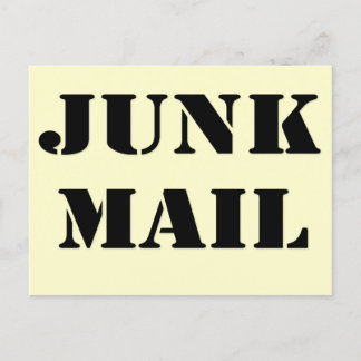 Postale Courrier indésirable, courrier postal et carte de