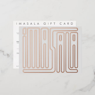 Postale De Vacances En Aluminium Carte cadeau Imasala