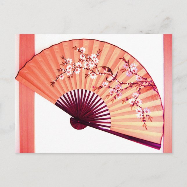 Postale Décoration japonaise du ventilateur - carte postal (Devant)