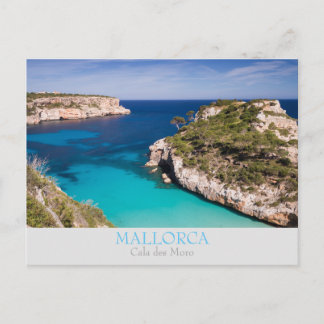 Postale DES Moro de Majorque - de Cala avec la carte
