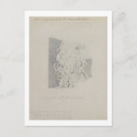 Dessin pour la carte de la lune, 1794 (crayon sur