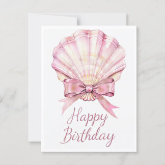 Postale Elégante carte d'anniversaire à l'aquarelle avec s
