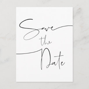 Postale Enregistrer le Faire-part de mariage de carte post