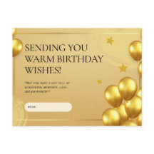 Carte d'anniversaire vibrante