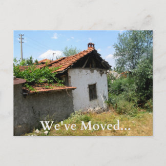 Postale Faire-part Carte de changement d'adresse amusante Dilapidé Ol