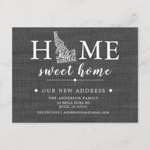 Postale Faire-part Carte de notification de déménagement de l'État de