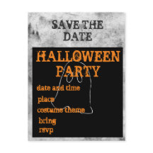 Carte de sauvegarde de la fête d'Halloween
