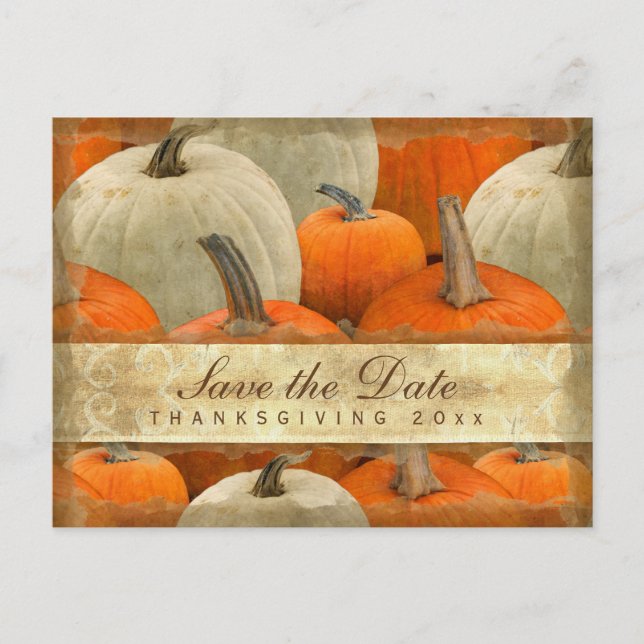 Postale Faire-part Carte de vœux de Thanksgiving (Devant)