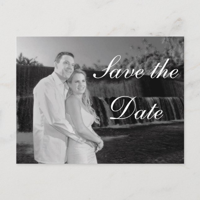 POSTALE FAIRE-PART CRÉEZ VOTRE PROPRE CARTE SAVE THE DATE (Devant)