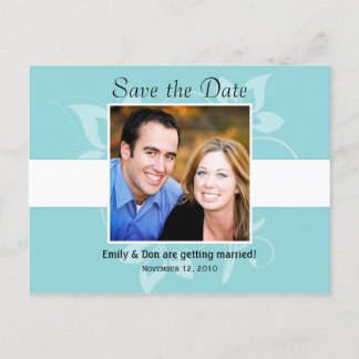 Postale Faire-part Enregistrer la carte d'annonce de date