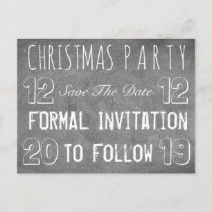 Postale Faire-part Fête de Noël personnalisée, carte de sauvegarde de