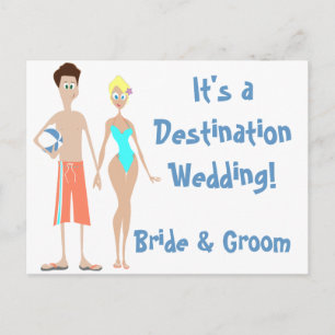 Postale Faire-part KRW Enregistrer la carte de mariage de destination