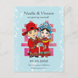 Postale Faire-part LittlePixyBoots - Carte de sauvegarde de la date