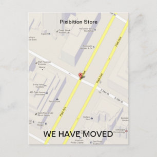 Postale Faire-part Nous Avons Déménagé Ajouter une Carte Carte Postal