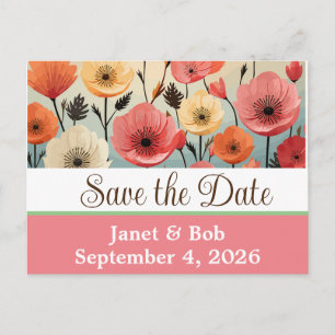 Postale Faire-part Personnalisable enregistrer la date de la carte po