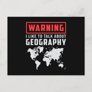 Postale Géographie Professeur Funny Carte Continents Cadea