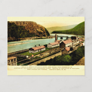 Postale Harpers Ferry Armure Reproduction Vintage Carte po