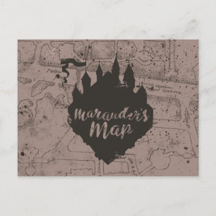 Postale Harry Potter   Château HOGWARTS™ Carte du Maraudeu
