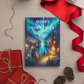 Postale Havre de Solitudes : Une carte de Noël de retraite