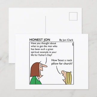 Postale Honest Jon drôle Carte de fête du Père