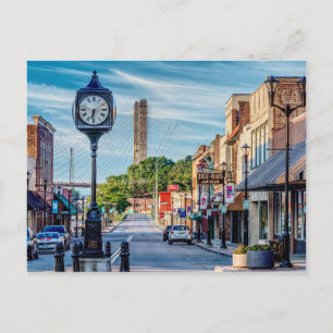 Postale Horloge Dans Le Centre-Ville Cape Girardeau Carte