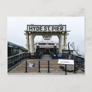Postale Hyde St. Pier San Francisco, Californie Carte post