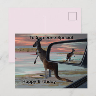 Postale Illusion des brises côtières de kangourou, carte d