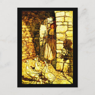 Postale Illustration Vintage carte postale-Rackham 33