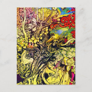 Postale Illustration Vintage carte postale-Rackham 40