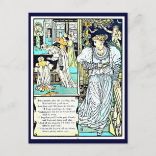 Postale Illustration Vintage carte postale-Walter Crane 43