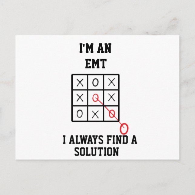 Postale Im An Emt Je Trouve Toujours Une Solution  Carte P (Devant)