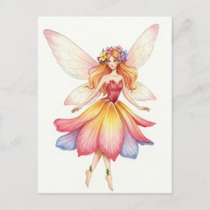 Postale Imaginaire, Fleur Fairy, Elf, Fairy tale Carte pos