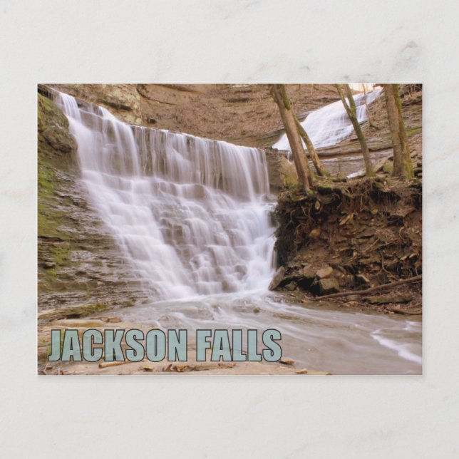 Postale Jackson Falls, Natchez Trace Parkway, Carte postal (Devant)