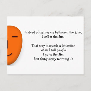 Postale Je vais au Jim - Envoyer un sourire - Carte postal