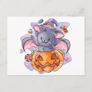 Postale Jolie carte de vœux Halloween