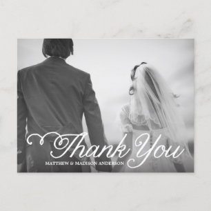 POSTALE JOUR LE PLUS DOUCE   CARTE POST MERCI MARIAGE