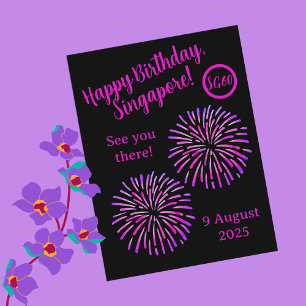 Postale Joyeux Anniversaire Carte de la Fête nationale de 