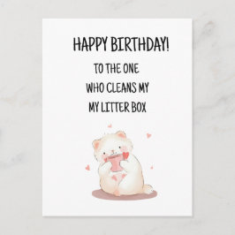 Postale Joyeux Anniversaire Carte de Vœux Mignonne et Drôl