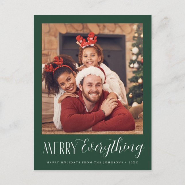 Postale Joyeux tout photo carte noël (Devant)