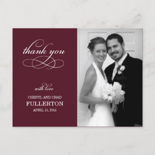 Postale Juste Joli Carte de remerciements Mariage