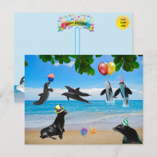 Postale Juste une carte de vœux d'anniversaire vraiment id