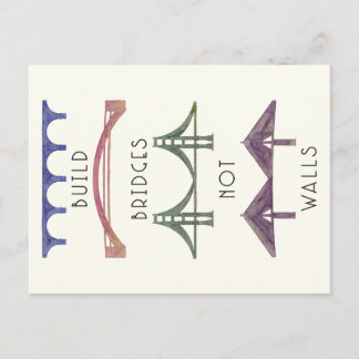 Postale La construction jette un pont sur pas la carte