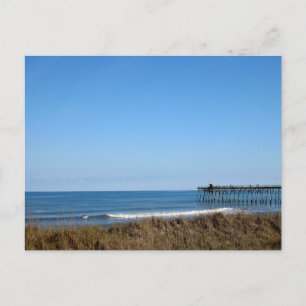 Postale La jetée de Kure Beach Caroline du Nord Carte post