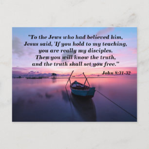 Postale La Vérité Vous Affranchit Carte de Mémorisation Bi