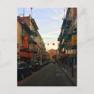 Postale Lanternes chinatown de San Francisco #2 Carte post