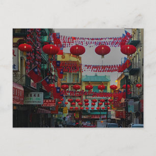 Postale Lanternes chinatown de San Francisco #4 Carte post