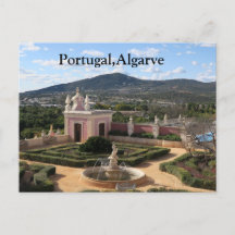 Le palais rose Estoi, Portugal, Algarve Carte post