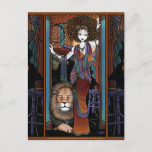 Postale Leaon Levon Lion Tamer Circus Bohemian Carte posta